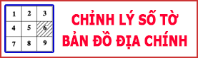 Chỉnh lý số tờ bản đồ địa chính